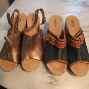2 pairs Clark wedges